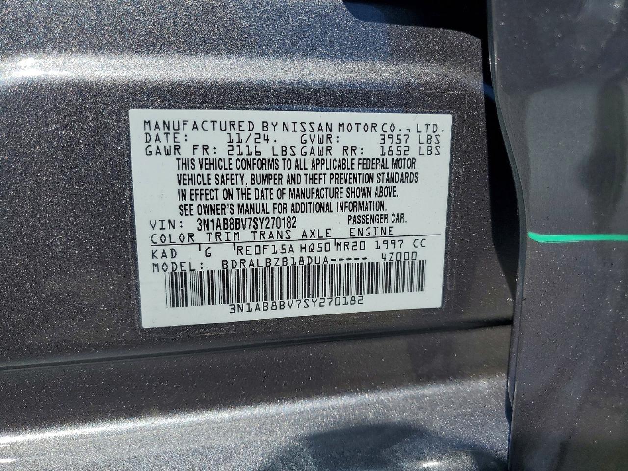 2025 Nissan Sentra S - zdjęcie 13