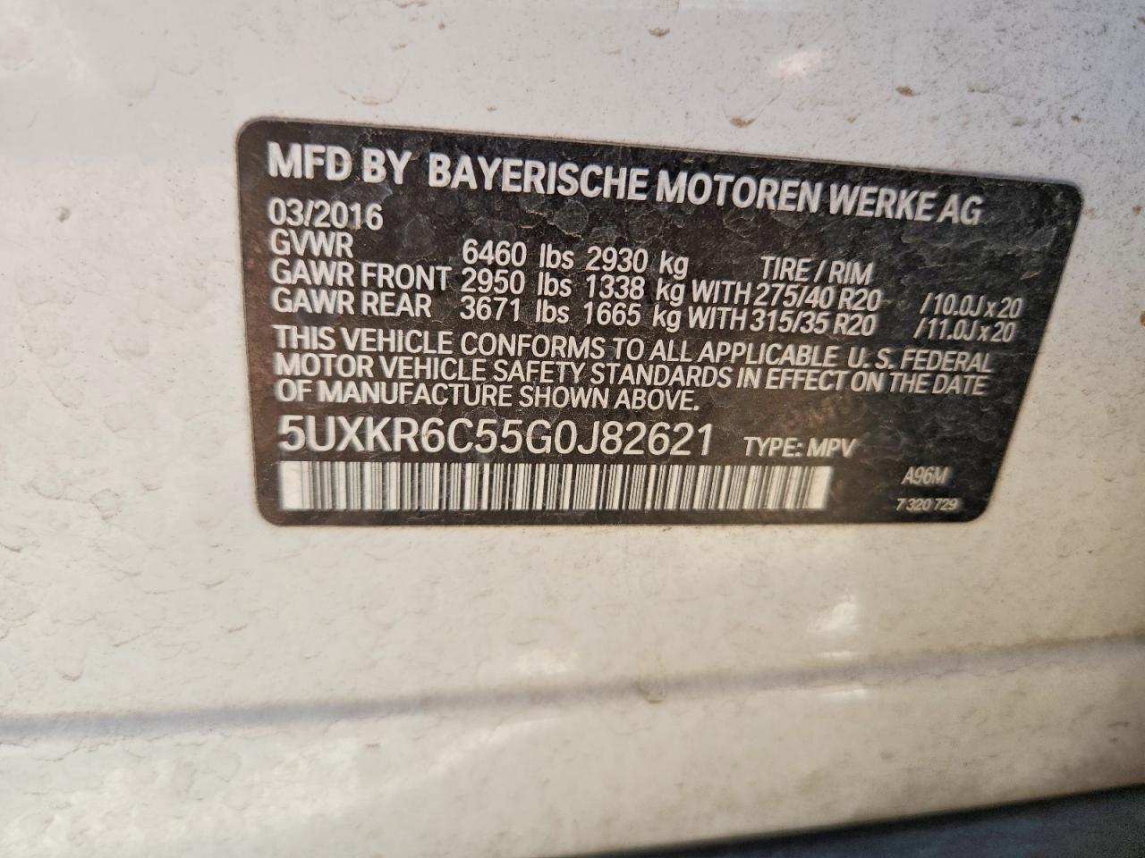 2016 BMW X5 xDrive50I - zdjęcie 13