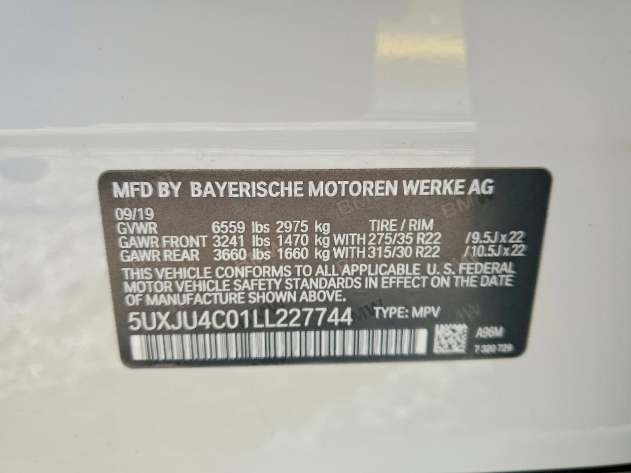 2020 BMW X5 M50I - zdjęcie 13