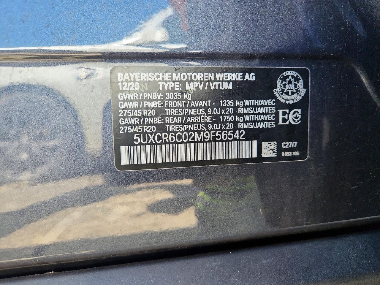 2021 BMW X5 xDrive40I - zdjęcie 14