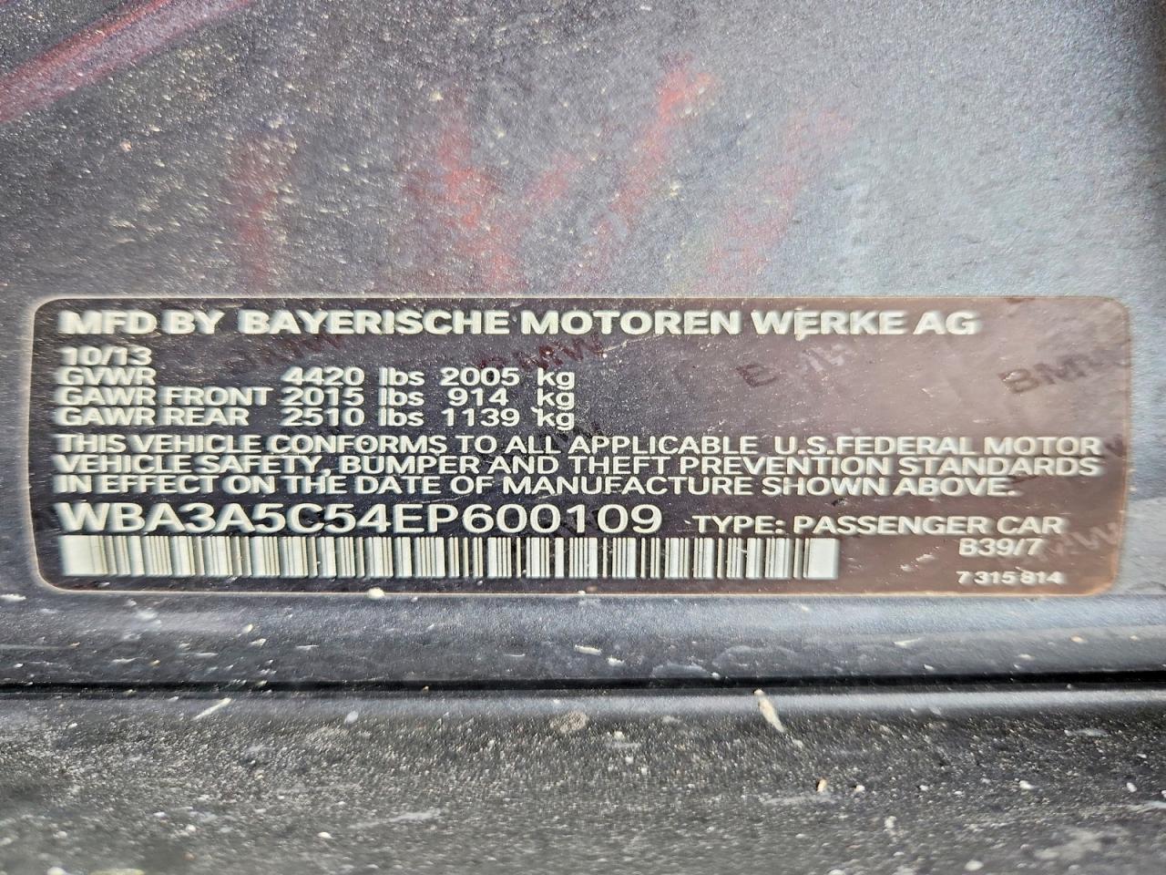 2014 BMW 328 I - zdjęcie 12