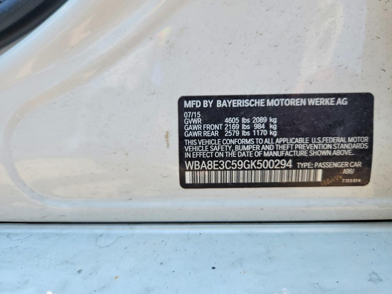 2016 BMW Seria 3 328i - zdjęcie 12