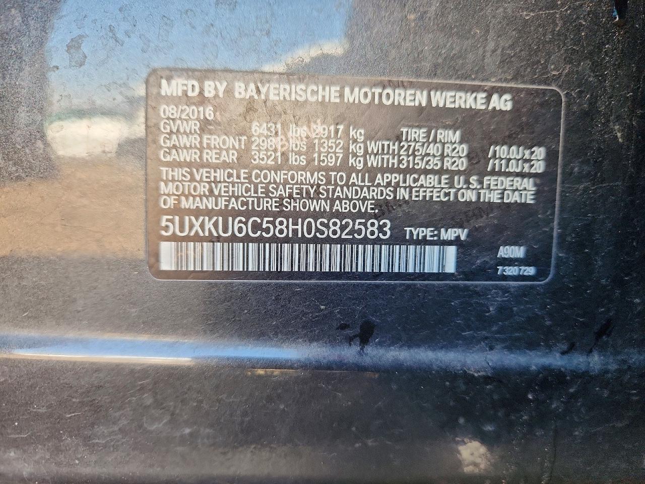 2017 BMW X6 xDrive50I - zdjęcie 12