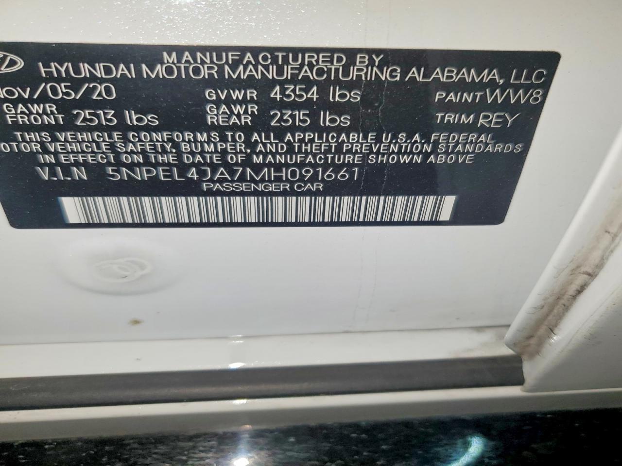 2021 Hyundai Sonata Sel - zdjęcie 14