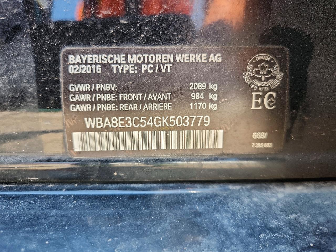 2016 BMW Seria 3 328i - zdjęcie 12