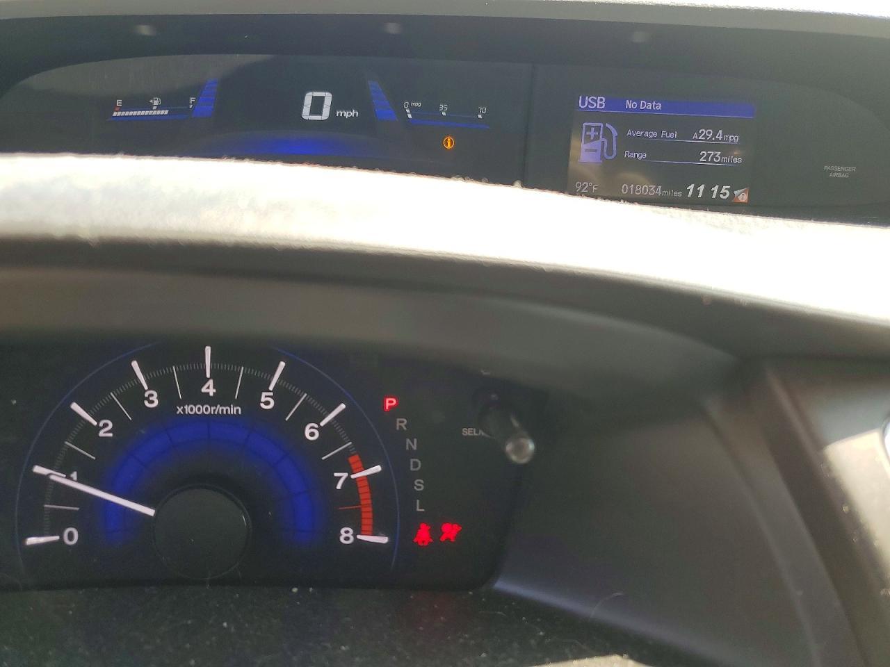 2015 Honda Civic Lx - zdjęcie 9