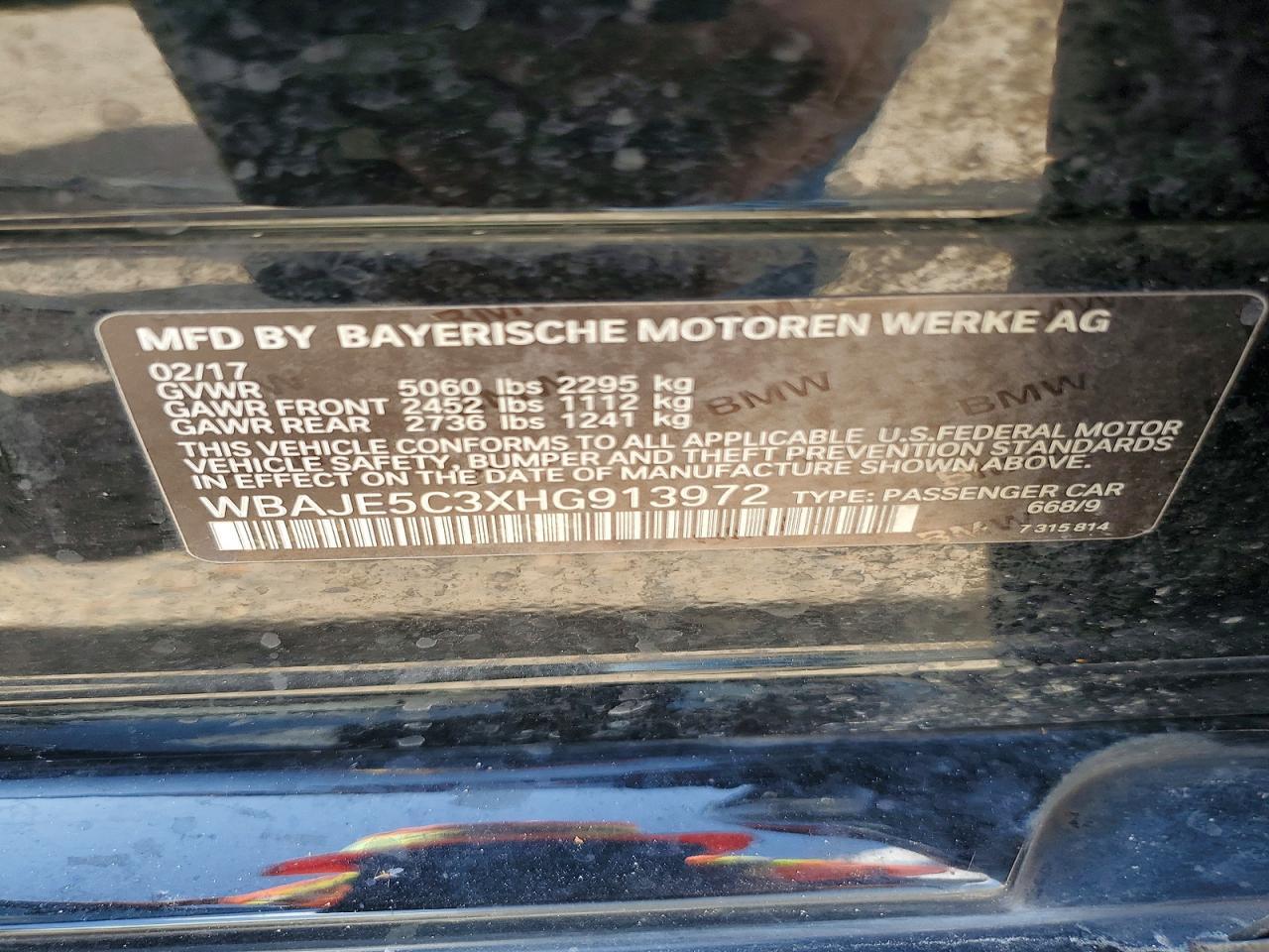 2017 BMW 540 I - zdjęcie 12