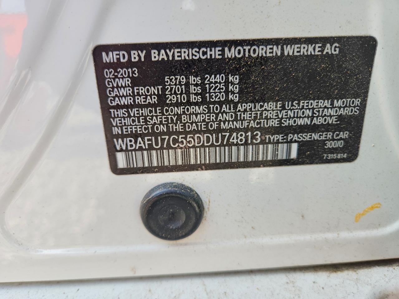 2013 BMW Seria 5 535i - zdjęcie 12