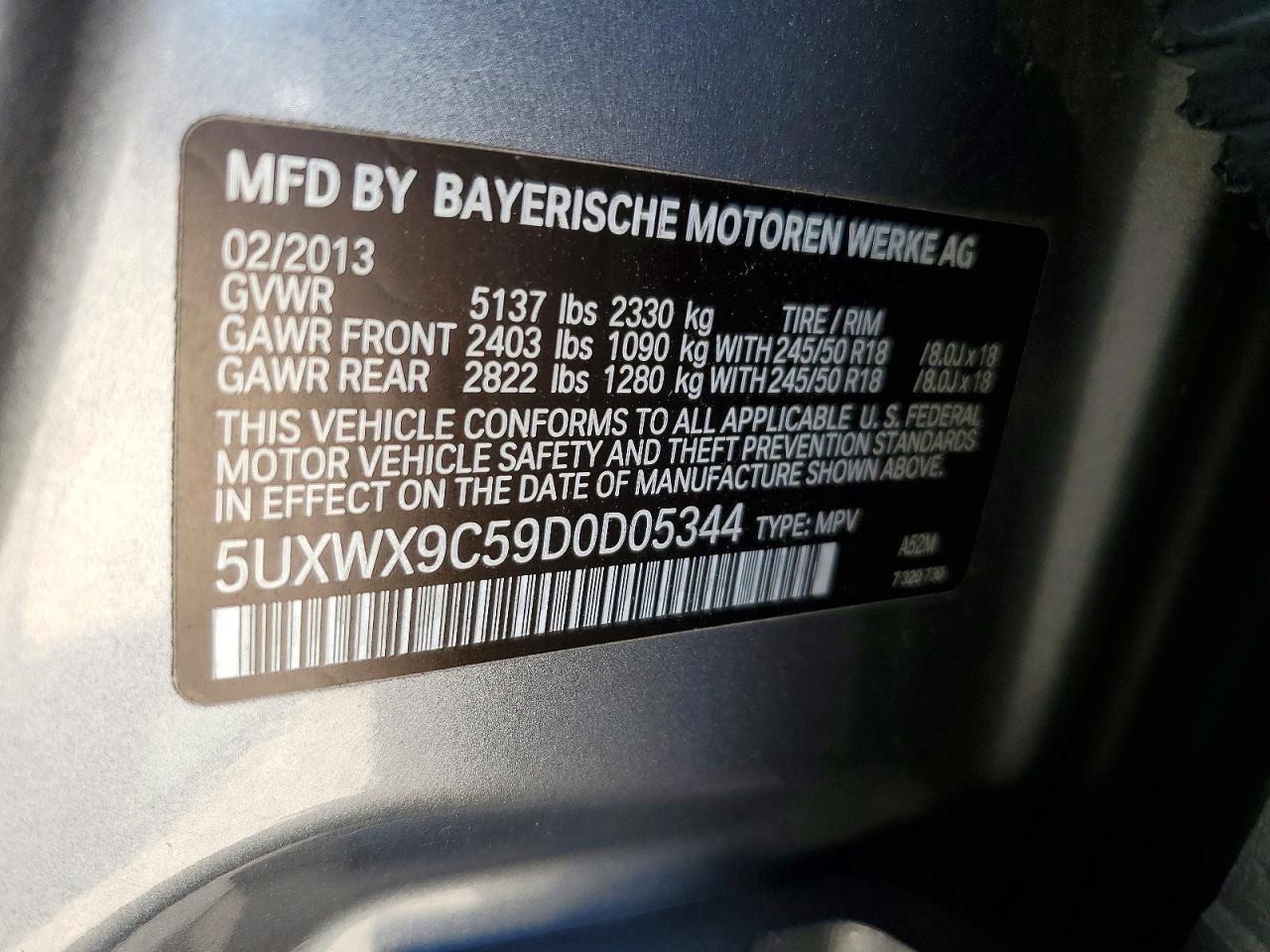 2013 BMW X3 xDrive28I - zdjęcie 13