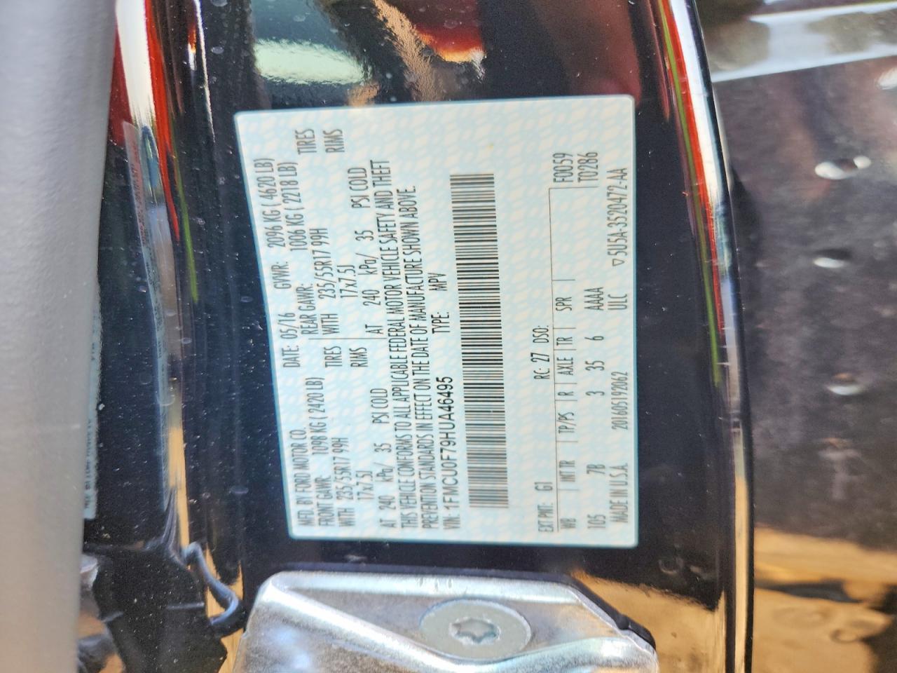 2017 Ford Escape S - zdjęcie 13
