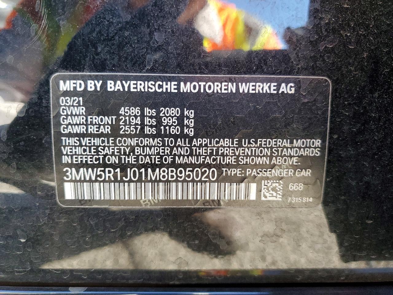 2021 BMW 330I - zdjęcie 13