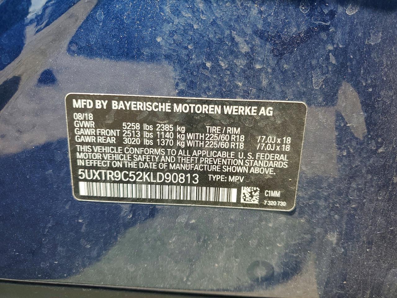 2019 BMW X3 xDrive30I - zdjęcie 13