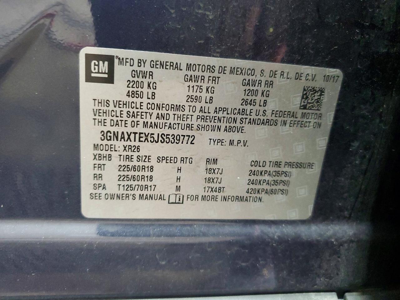 2018 Chevrolet Equinox Lt - zdjęcie 13