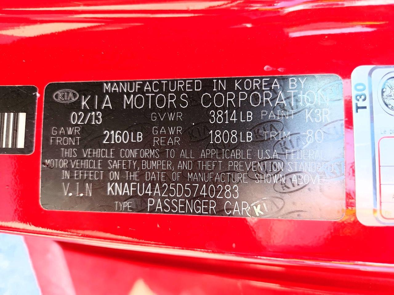 2013 Kia Forte Ex - zdjęcie 12