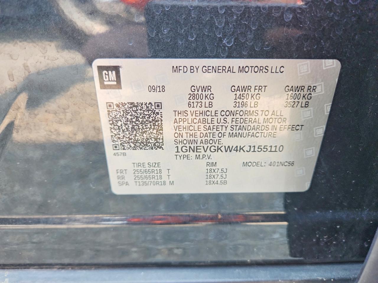 2019 Chevrolet Traverse Lt - zdjęcie 13