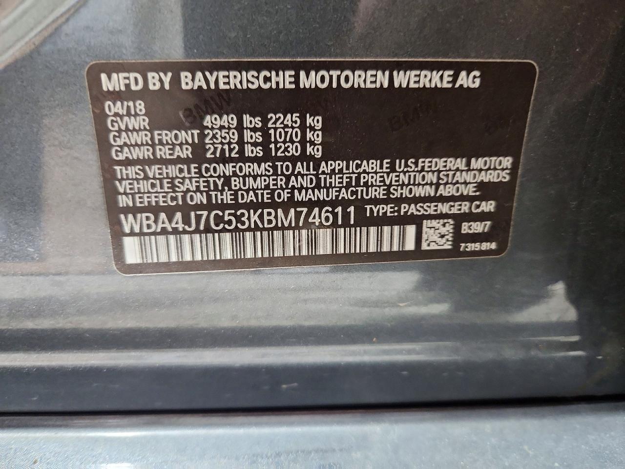 2019 BMW Seria 4 440i - zdjęcie 12
