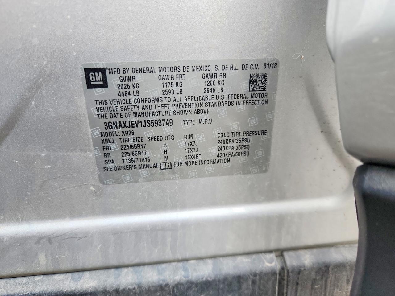 2018 Chevrolet Equinox Lt - zdjęcie 12