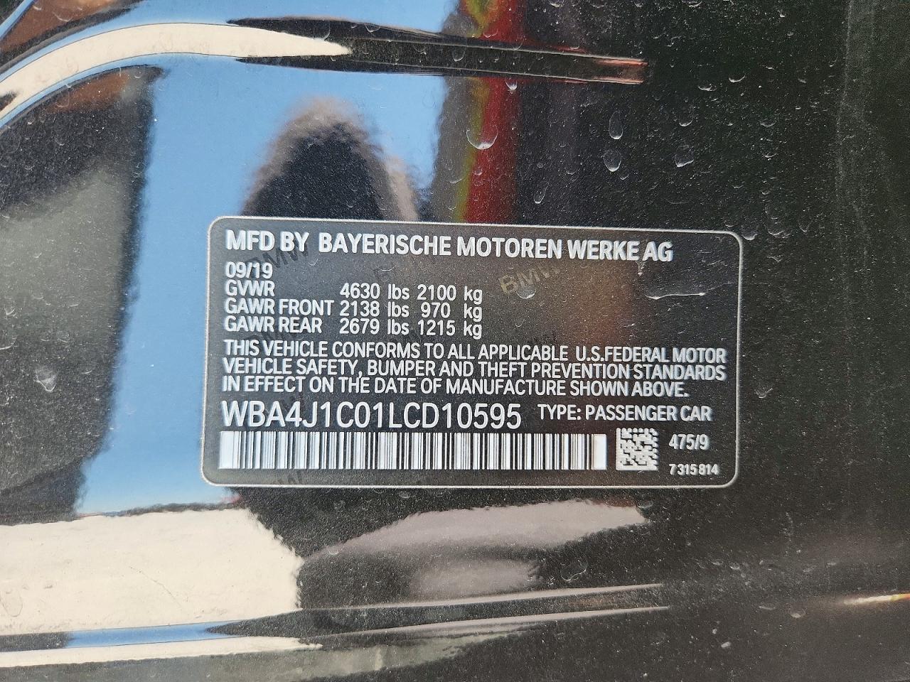2020 BMW 430I Gran Coupe - zdjęcie 12
