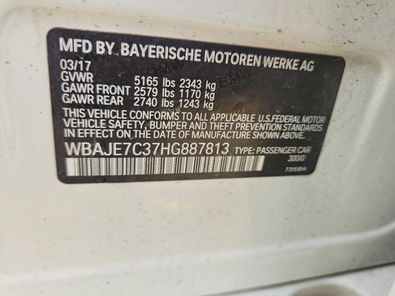 2017 BMW 540 Xi - zdjęcie 12