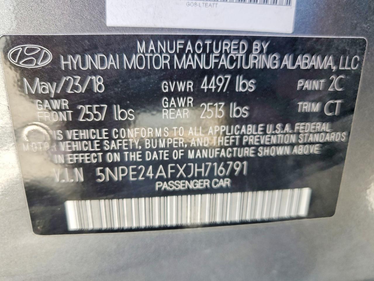 2018 Hyundai Sonata Se - zdjęcie 12