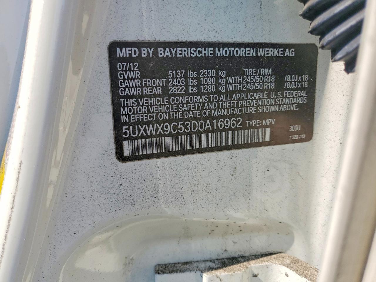 2013 BMW X3 xDrive28I - zdjęcie 14