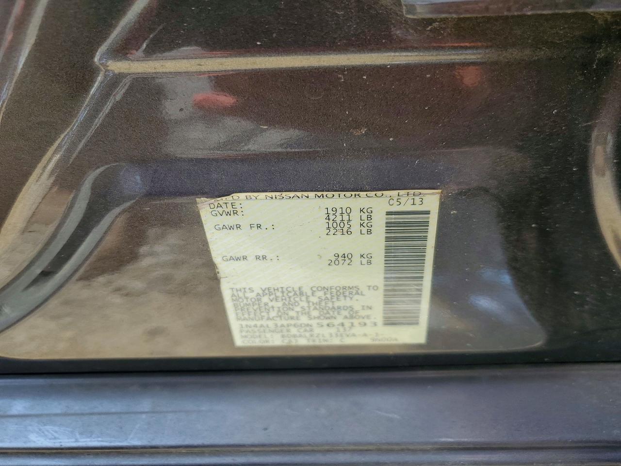 2013 Nissan Altima 2.5 - zdjęcie 12