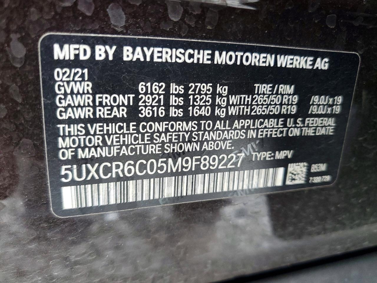 2021 BMW X5 xDrive40I - zdjęcie 14