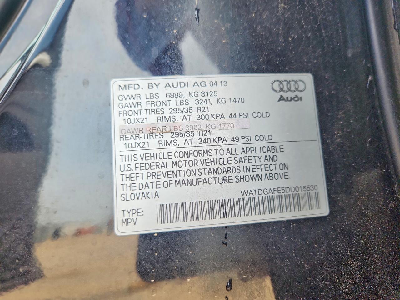2013 Audi Q7 Prestige - zdjęcie 12