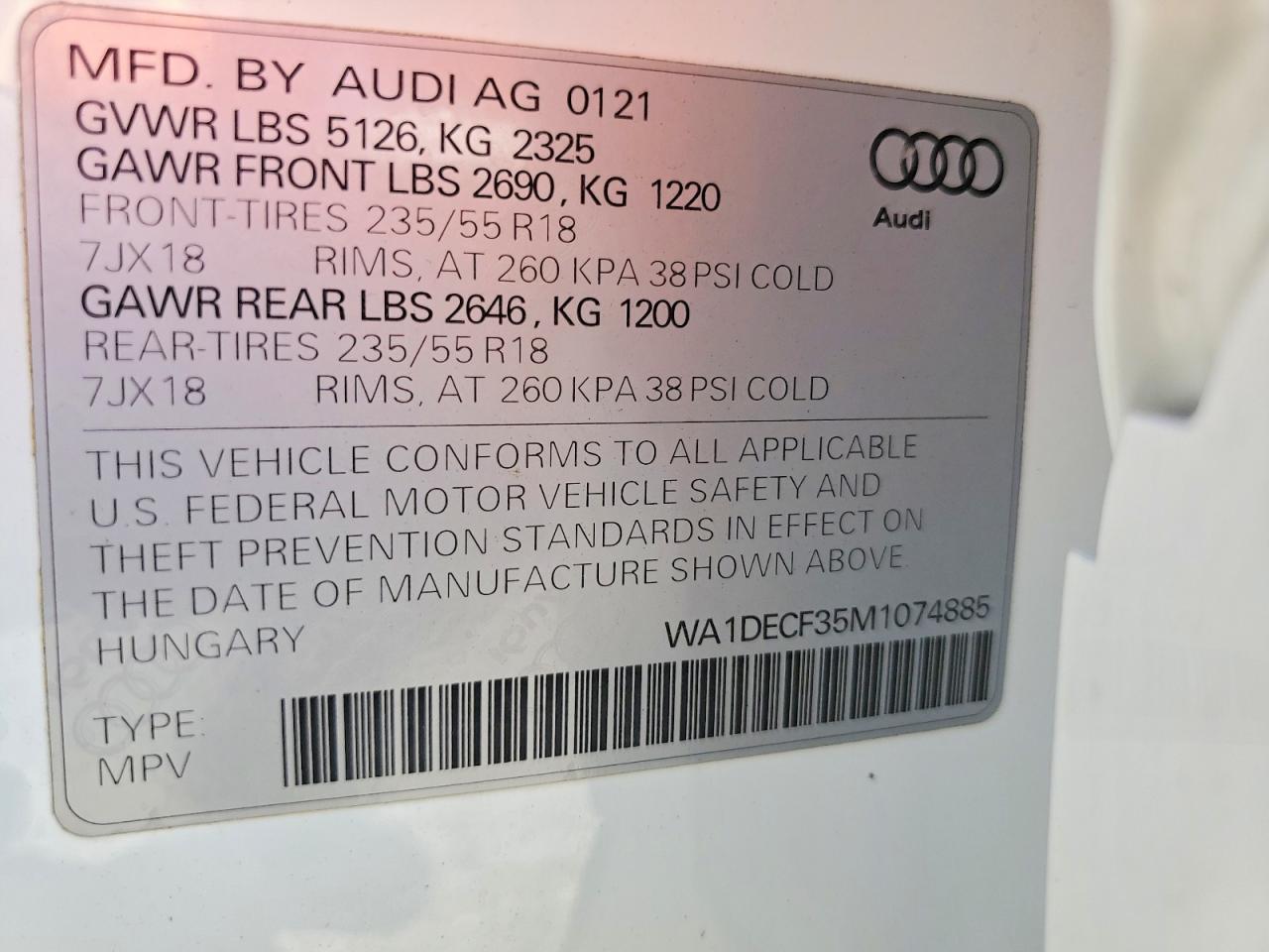 2021 Audi Q3 Premium S Line 45 - zdjęcie 13