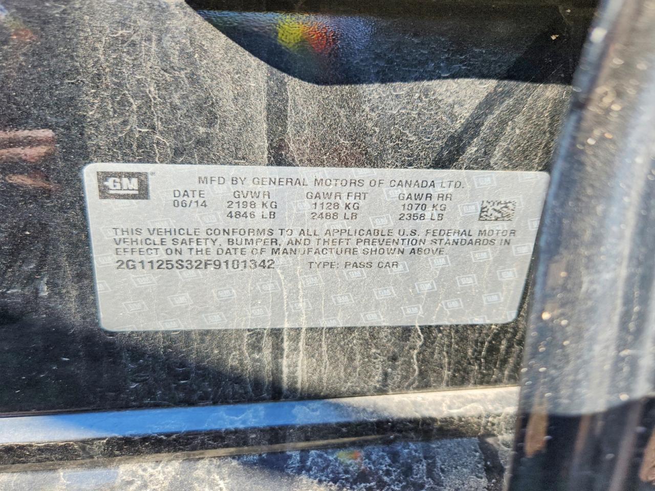 2015 Chevrolet Impala Lt - zdjęcie 12