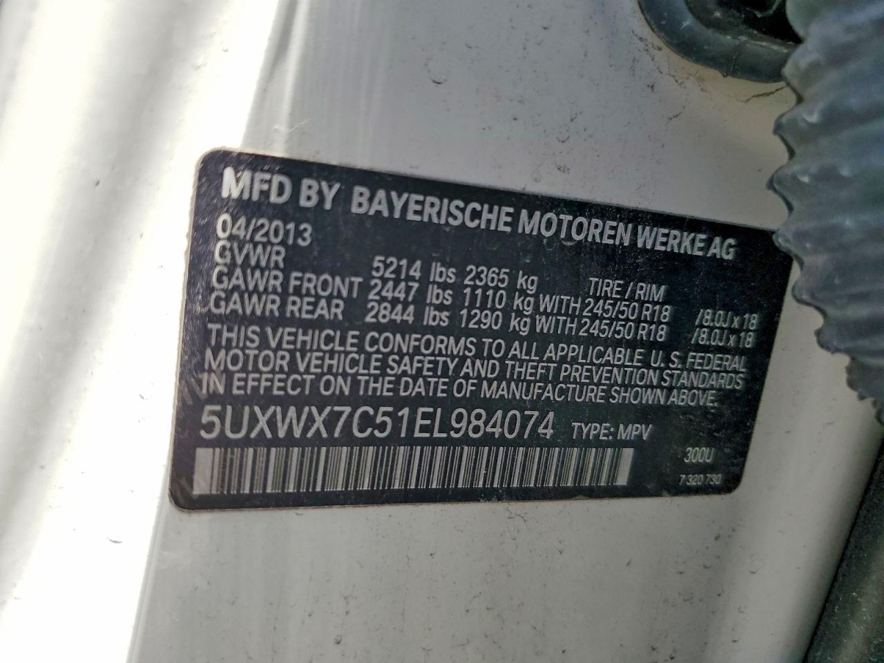 2014 BMW X3 xDrive35I - zdjęcie 13