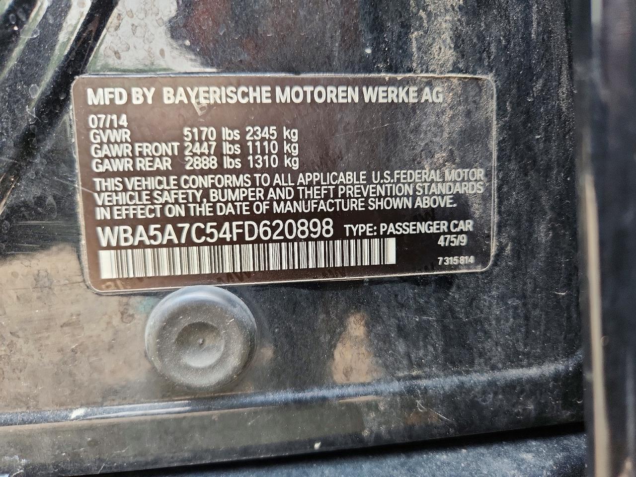 2015 BMW Seria 5 528i - zdjęcie 12