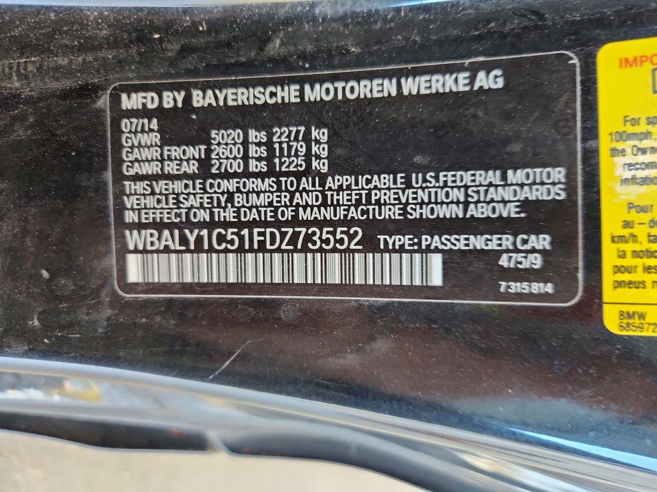 2015 BMW 640 Xi - zdjęcie 12