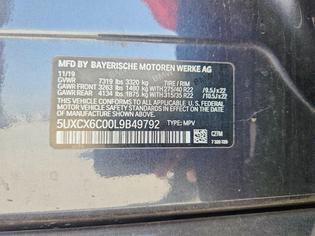 2020 BMW X7 M50I - zdjęcie 13