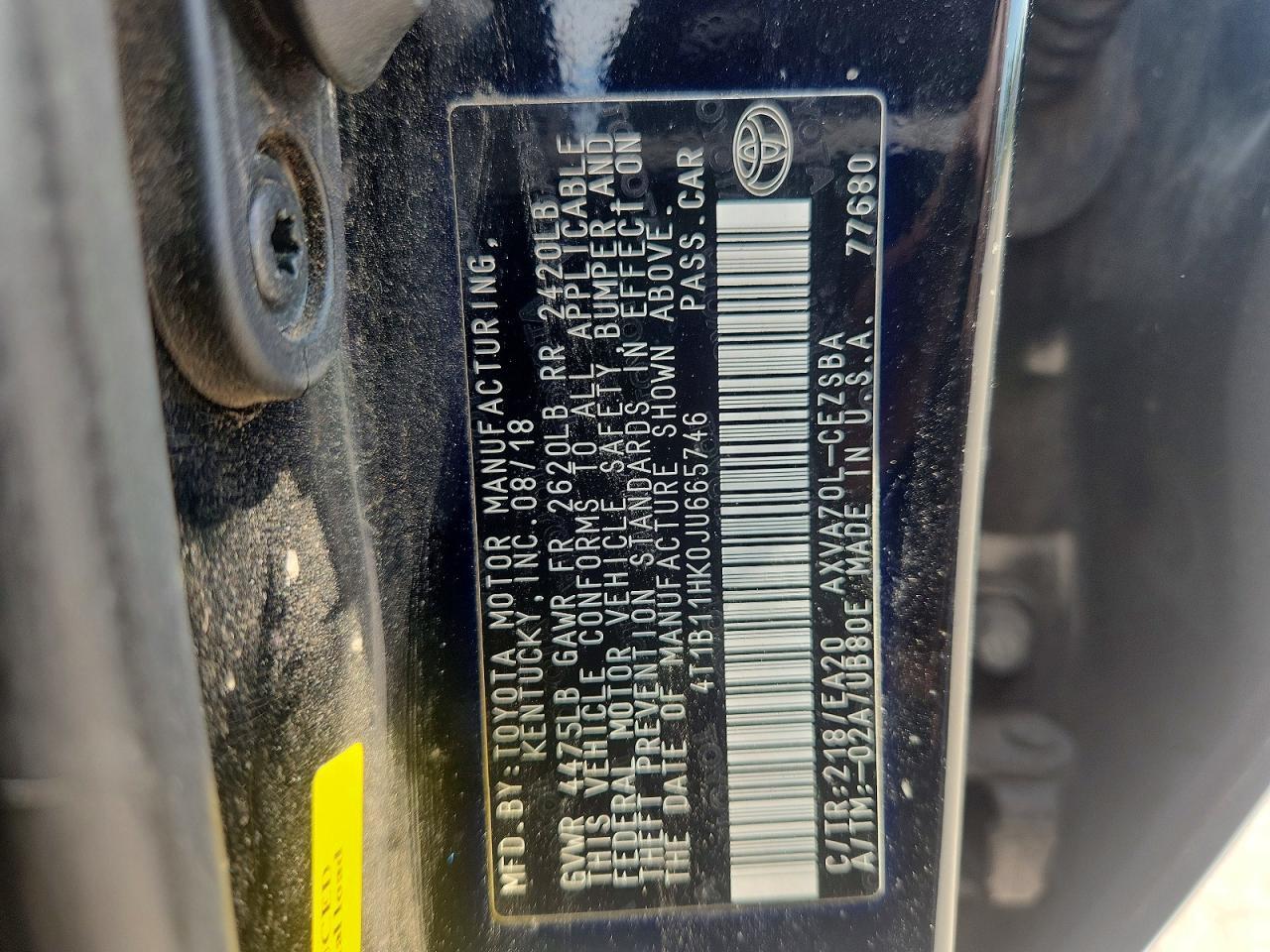 2018 Toyota Camry Se - zdjęcie 12