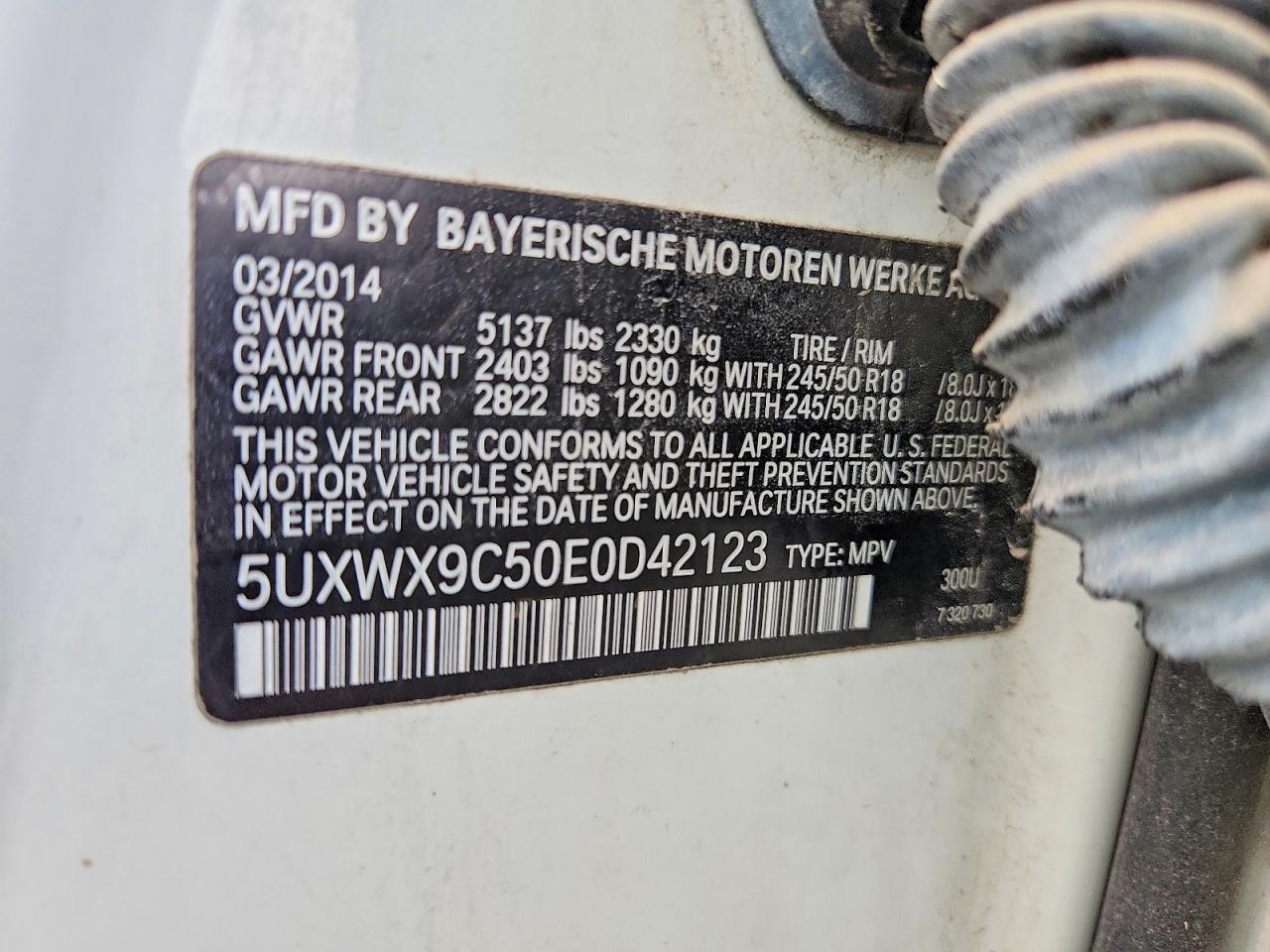 2014 BMW X3 xDrive28I - zdjęcie 14
