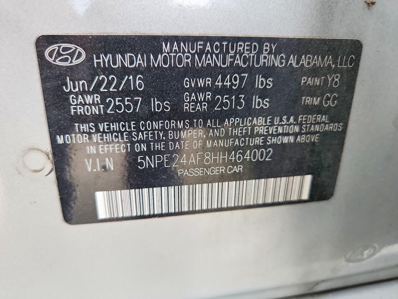 2017 Hyundai Sonata Se - zdjęcie 12