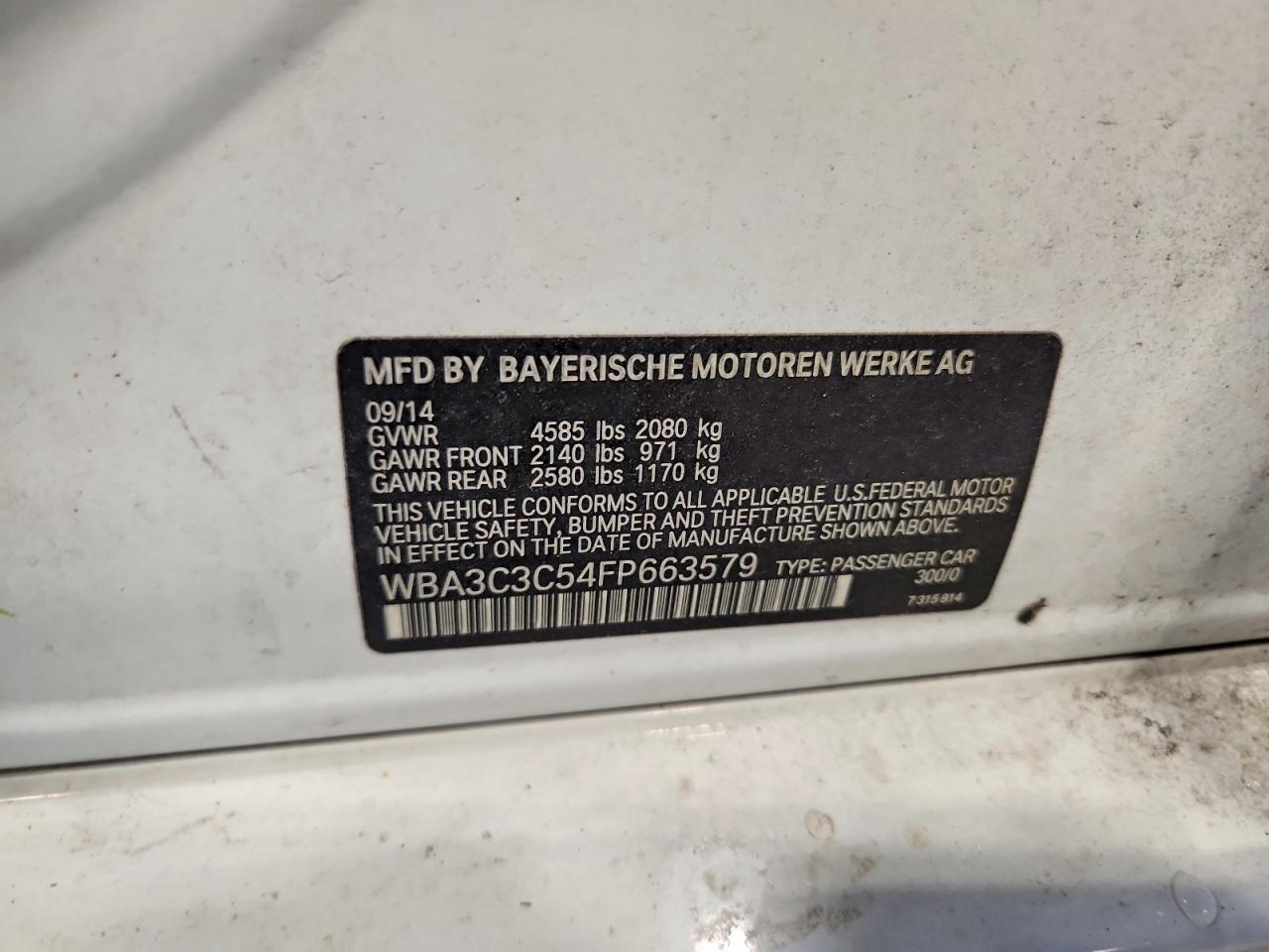 2015 BMW 320 I xDrive - zdjęcie 12