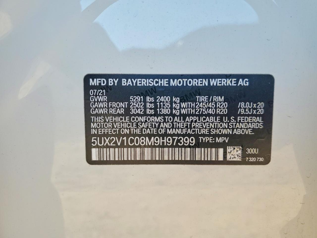 2021 BMW X4 xDrive30I - zdjęcie 14