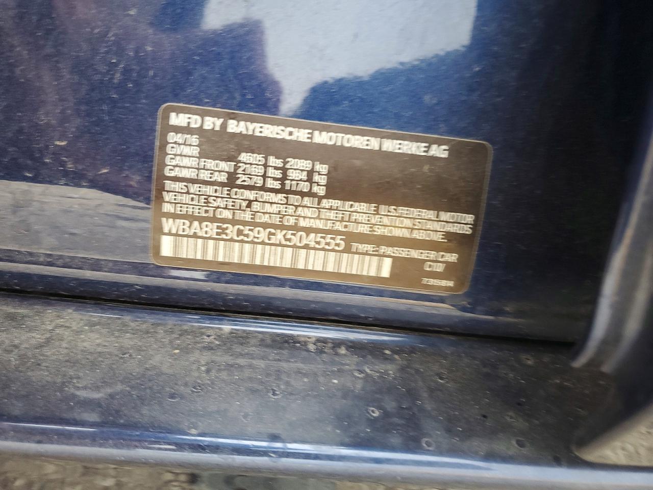 2016 BMW Seria 3 328i - zdjęcie 12