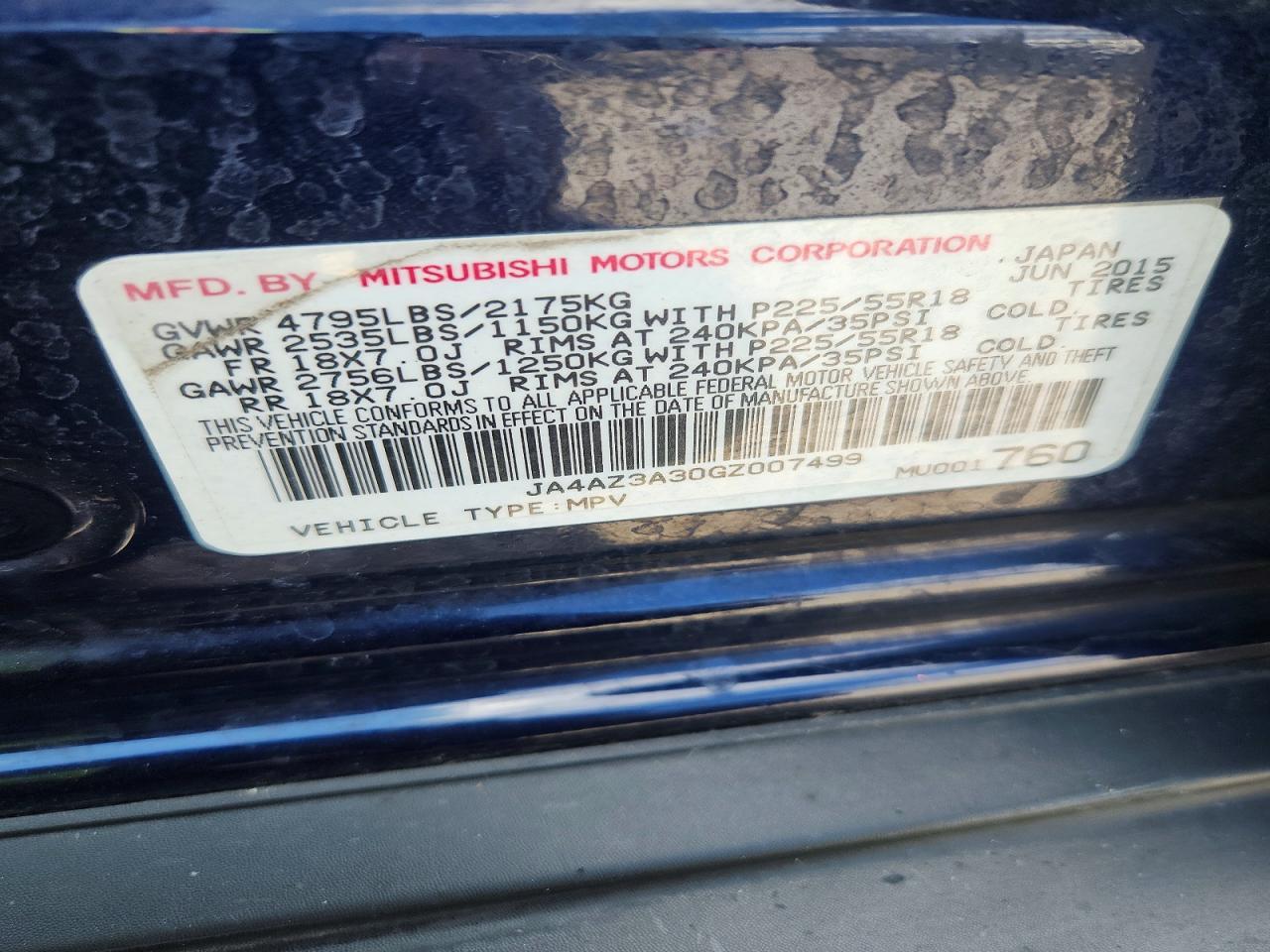 2016 Mitsubishi Outlander Se - zdjęcie 13
