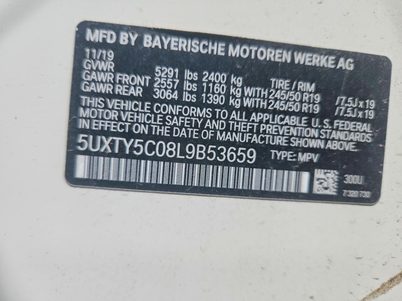 2020 BMW X3 xDrive30I - zdjęcie 14