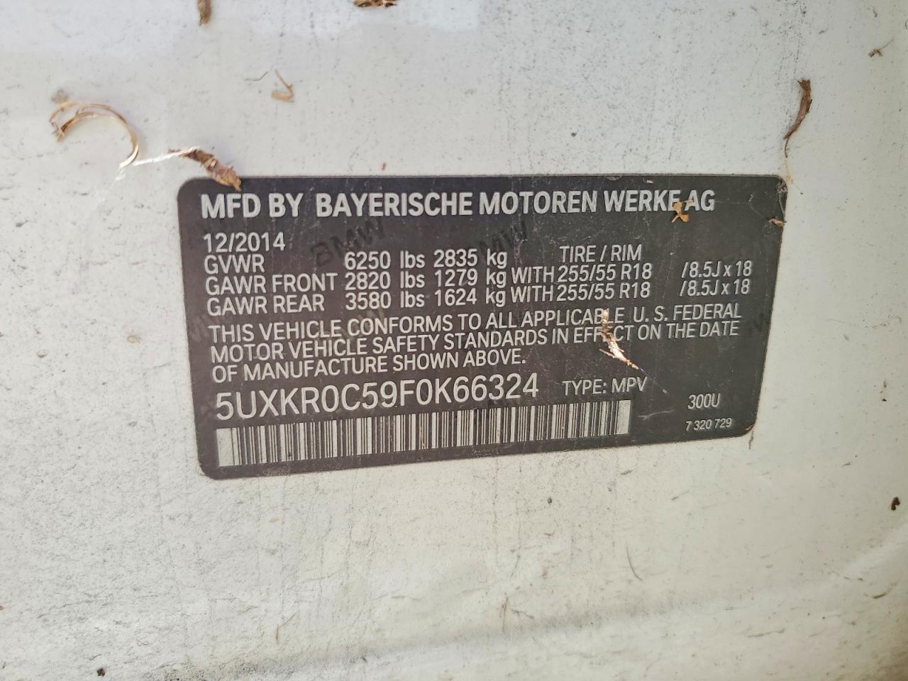 2015 BMW X5 xDrive35I - zdjęcie 13