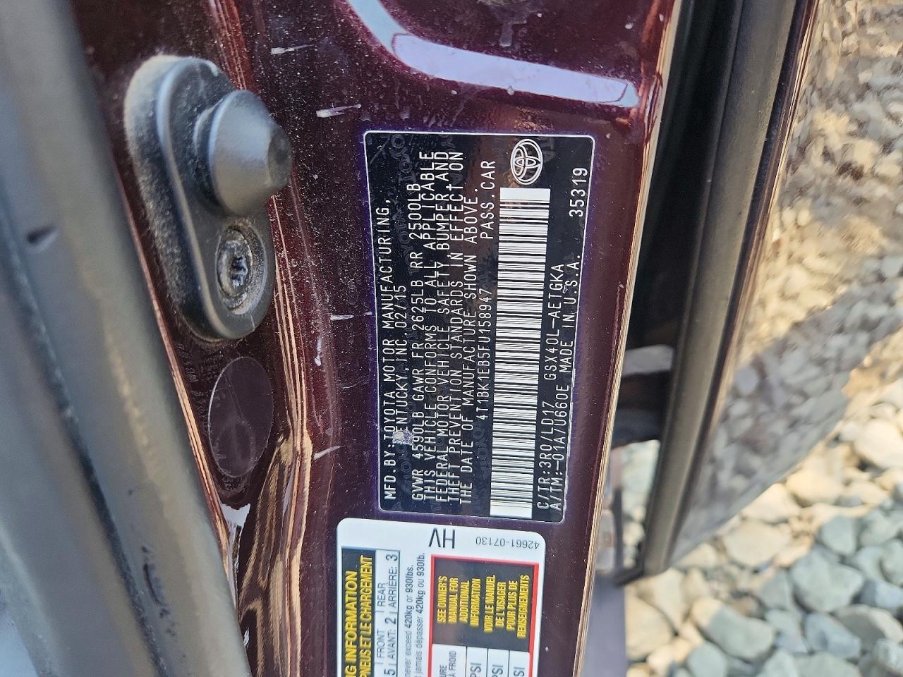 2015 Toyota Avalon Xle - zdjęcie 12