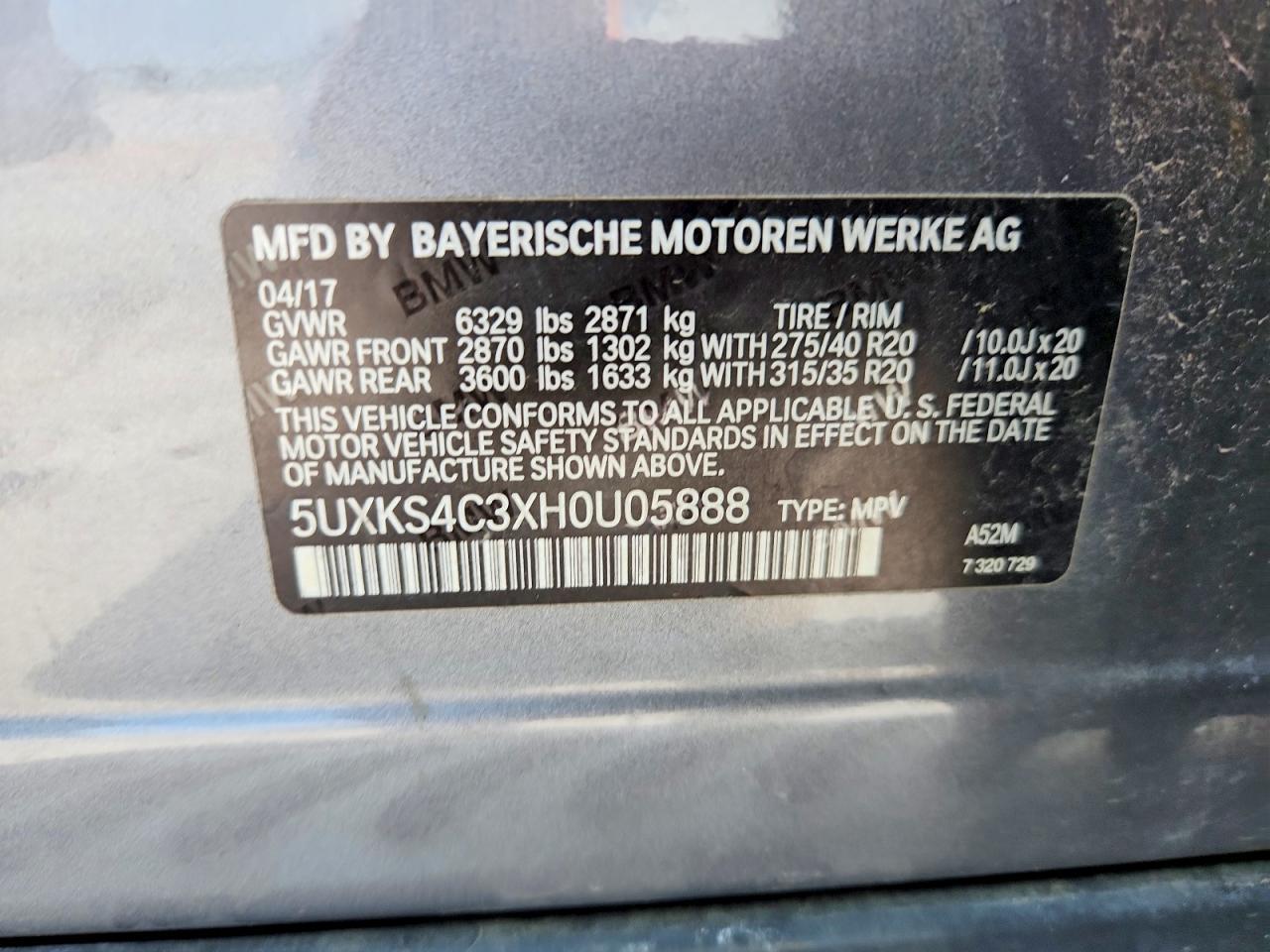 2017 BMW X5 xDrive35D - zdjęcie 13