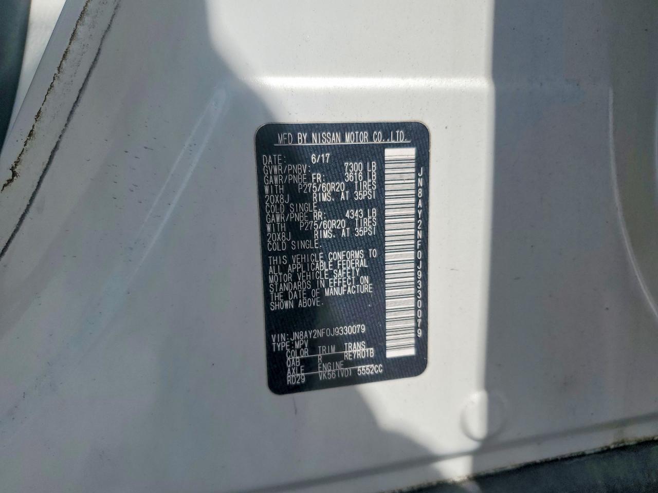 2018 Nissan Armada Platinum - zdjęcie 14