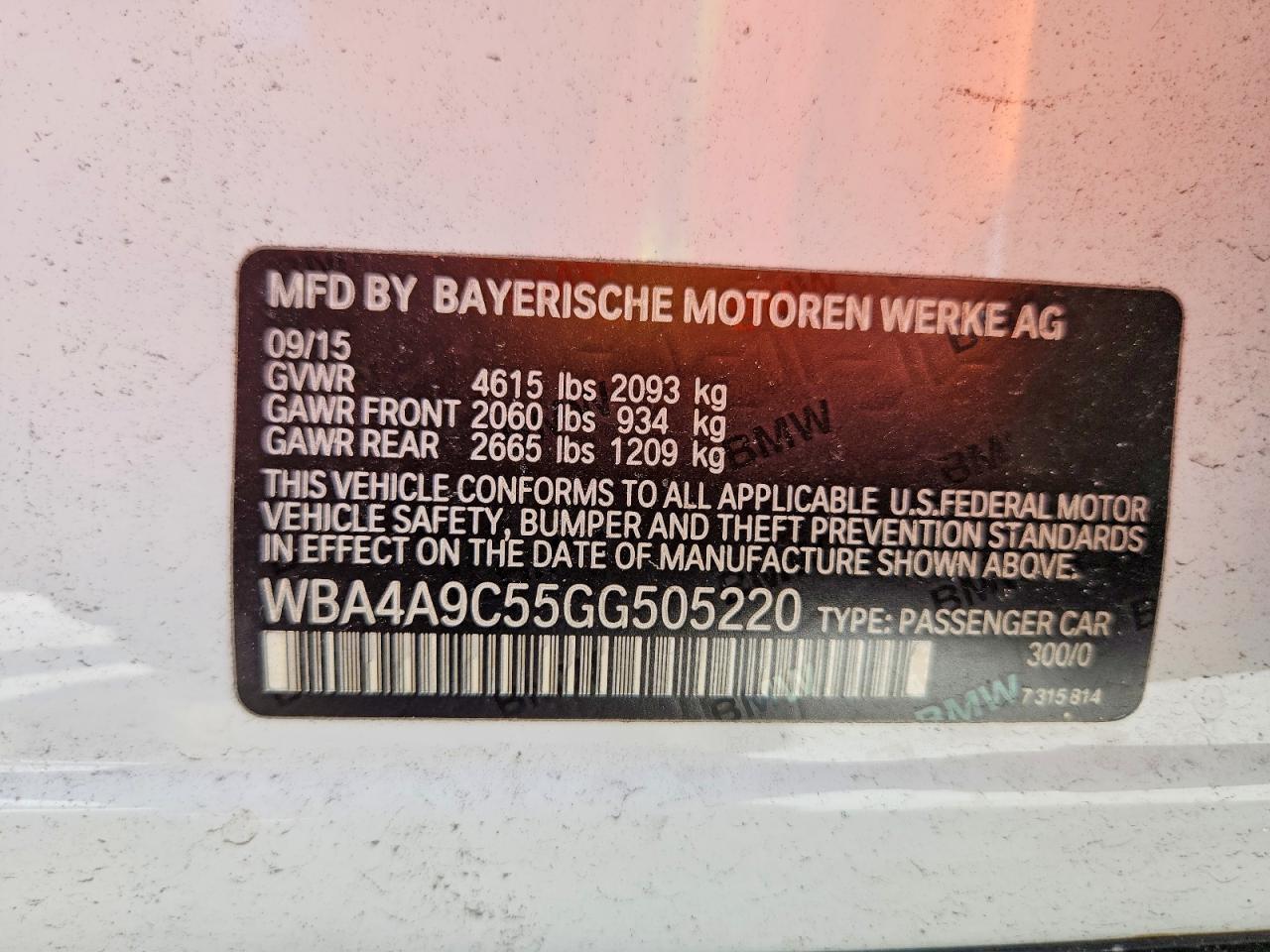 2016 BMW 428 I Gran Coupe Sulev - zdjęcie 12