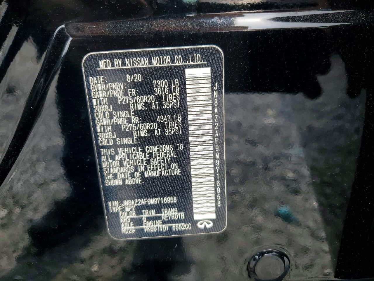 2021 Infiniti Qx80 Luxe - zdjęcie 13