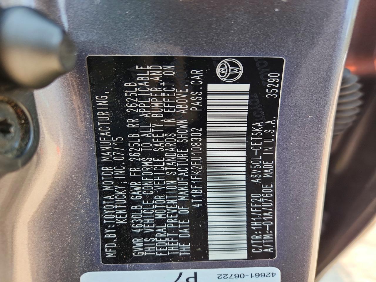 2015 Toyota Camry Se - zdjęcie 13