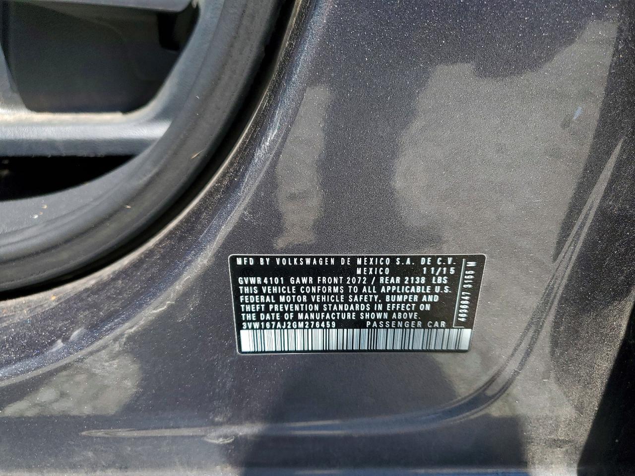 2016 Volkswagen Jetta S - zdjęcie 13